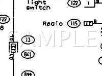 1994 Subaru SVX L 3.3 H6 GAS Wiring Diagram