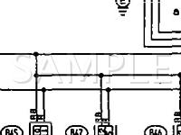 1994 Subaru SVX L 3.3 H6 GAS Wiring Diagram