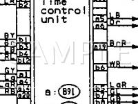 1994 Subaru SVX L 3.3 H6 GAS Wiring Diagram