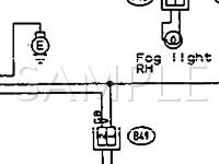 1995 Subaru SVX L 3.3 H6 GAS Wiring Diagram