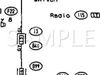 1995 Subaru SVX LS 3.3 H6 GAS Wiring Diagram