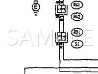 1995 Subaru SVX LSI 3.3 H6 GAS Wiring Diagram