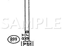 1996 Subaru Legacy LS 2.2 H4 GAS Wiring Diagram