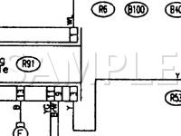 1996 Subaru SVX L 3.3 H6 GAS Wiring Diagram