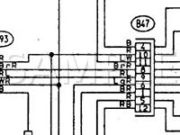 1996 Subaru SVX L 3.3 H6 GAS Wiring Diagram