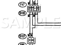 1996 Subaru SVX L 3.3 H6 GAS Wiring Diagram