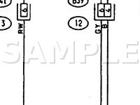 1996 Subaru SVX LSI 3.3 H6 GAS Wiring Diagram