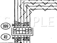 1999 Subaru Legacy Outback 2.5 H4 GAS Wiring Diagram