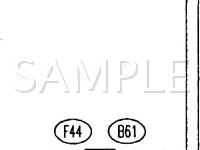 1999 Subaru Legacy Outback 2.5 H4 GAS Wiring Diagram