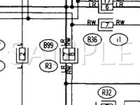 1998 Subaru Legacy Postal 2.2 H4 GAS Wiring Diagram
