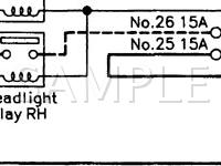 1998 Subaru Legacy Limited 2.5 H4 GAS Wiring Diagram