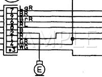 1998 Subaru Legacy Postal 2.2 H4 GAS Wiring Diagram