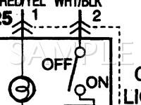 2000 Suzuki Grand Vitara  2.5 V6 GAS Wiring Diagram