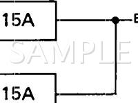 1992 Suzuki Samurai JA 1.3 L4 GAS Wiring Diagram