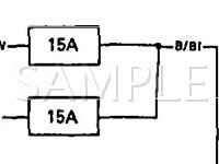 1995 Suzuki Samurai JL 1.3 L4 GAS Wiring Diagram