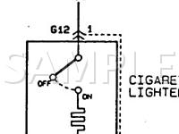 1995 Suzuki Esteem GLX 1.6 L4 GAS Wiring Diagram
