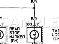 1996 Suzuki Esteem GL 1.6 L4 GAS Wiring Diagram