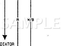 1996 Suzuki Esteem GL 1.6 L4 GAS Wiring Diagram