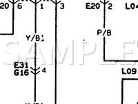 1996 Suzuki Esteem GLX 1.6 L4 GAS Wiring Diagram