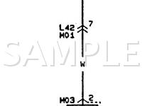 1997 Suzuki Esteem GLX 1.6 L4 GAS Wiring Diagram