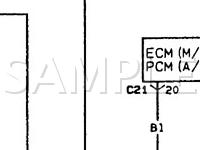 1999 Suzuki Swift  1.3 L4 GAS Wiring Diagram