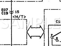 1999 Suzuki Swift  1.3 L4 GAS Wiring Diagram