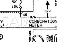 1999 Suzuki Swift  1.3 L4 GAS Wiring Diagram