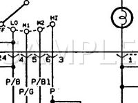 1999 Suzuki Swift  1.3 L4 GAS Wiring Diagram