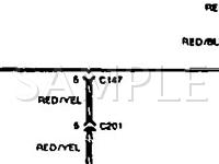 1991 Isuzu Rodeo  2.6 L4 GAS Wiring Diagram