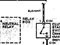 1991 Isuzu Stylus S 1.6 L4 GAS Wiring Diagram