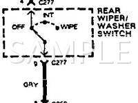 1992 Isuzu Rodeo  2.6 L4 GAS Wiring Diagram