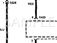 1992 Isuzu Rodeo  2.6 L4 GAS Wiring Diagram