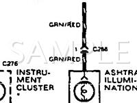1993 Isuzu Amigo  2.6 L4 GAS Wiring Diagram