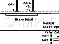 1993 Isuzu Stylus S 1.6 L4 GAS Wiring Diagram