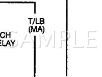2000 Mazda B4000  4.0 V6 GAS Wiring Diagram