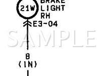 2000 Mazda Protege  1.6 L4 GAS Wiring Diagram