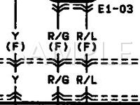 2001 Mazda 626  2.5 V6 GAS Wiring Diagram