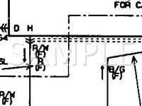 1990 Mazda B2600  2.6 L4 GAS Wiring Diagram