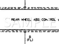 1990 Mazda B2600  2.6 L4 GAS Wiring Diagram