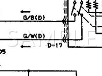 1990 Mazda MPV  3.0 V6 GAS Wiring Diagram