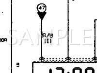 1990 Mazda Protege 4WD 1.8 L4 GAS Wiring Diagram