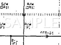 1990 Mazda Protege SE 1.8 L4 GAS Wiring Diagram