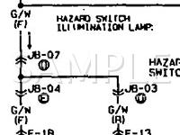 1991 Mazda 323  1.6 L4 GAS Wiring Diagram