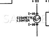 1991 Mazda 626 DX 2.2 L4 GAS Wiring Diagram