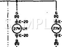 1991 Mazda 626  2.2 L4 GAS Wiring Diagram