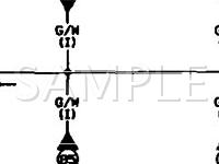 1991 Mazda 626 LE 2.2 L4 GAS Wiring Diagram