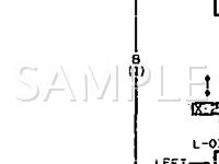 1991 Mazda 929 S 3.0 V6 GAS Wiring Diagram