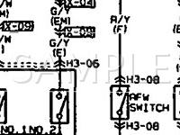 1991 Mazda MPV  3.0 V6 GAS Wiring Diagram