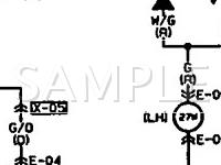1991 Mazda MPV  3.0 V6 GAS Wiring Diagram