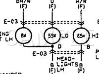 1992 Mazda 929  3.0 V6 GAS Wiring Diagram